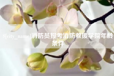 巢湖消防员报考消防救援学院年龄条件