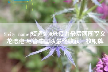 巢湖短道5000米接力最后两圈李文龙陪跑-尽管中国队最终收获一枚铜牌