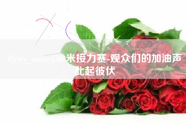 巢湖500米接力赛-观众们的加油声此起彼伏