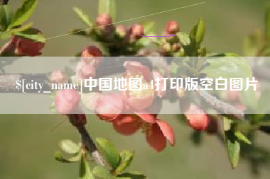 巢湖中国地图a4打印版空白图片