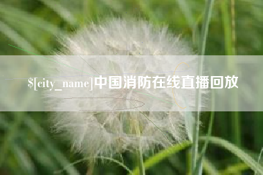 巢湖中国消防在线直播回放