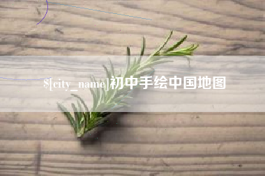 巢湖初中手绘中国地图