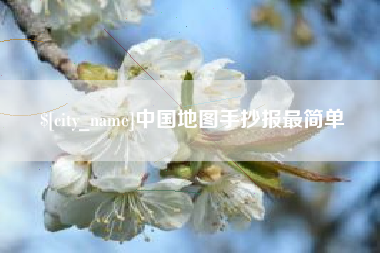巢湖中国地图手抄报最简单