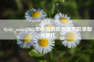 巢湖2021年中国消防救援学院录取分数线
