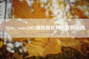 巢湖2024消防报名网站官网山西