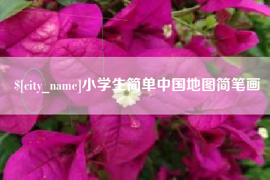 巢湖小学生简单中国地图简笔画