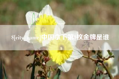 巢湖中国拿下第9枚金牌是谁