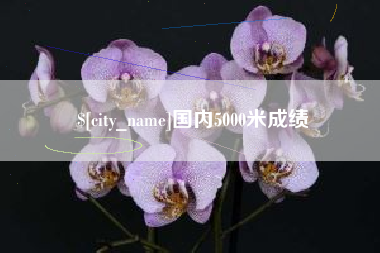 巢湖国内5000米成绩