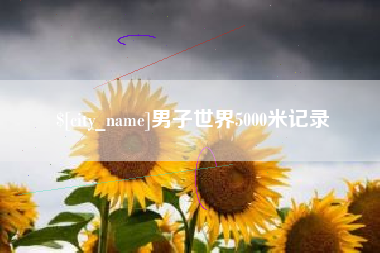 巢湖男子世界5000米记录