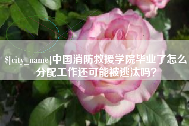 巢湖中国消防救援学院毕业了怎么分配工作还可能被逃汰吗？