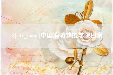 巢湖中国消防救援学院日常