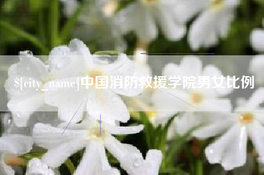 巢湖中国消防救援学院男女比例