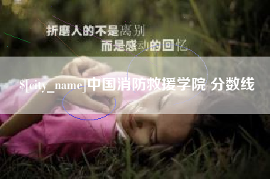 巢湖中国消防救援学院 分数线