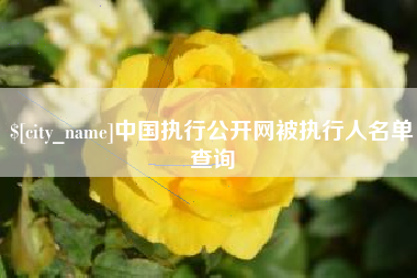 巢湖中国执行公开网被执行人名单查询