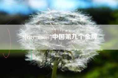巢湖中国第九个金牌