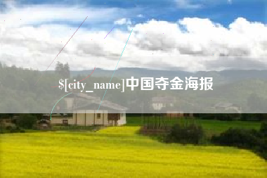巢湖中国夺金海报