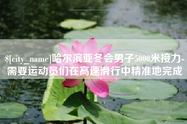 巢湖哈尔滨亚冬会男子5000米接力-需要运动员们在高速滑行中精准地完成