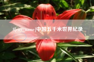 巢湖中国五千米世界纪录