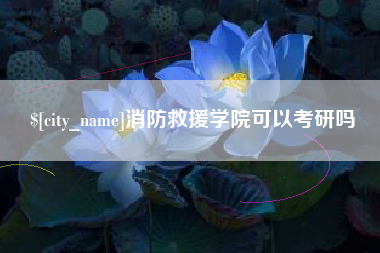 巢湖消防救援学院可以考研吗