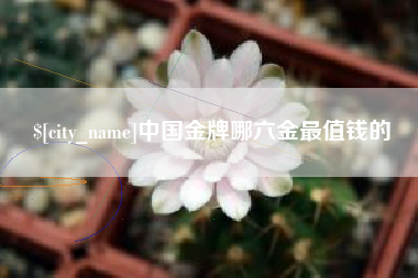 巢湖中国金牌哪六金最值钱的