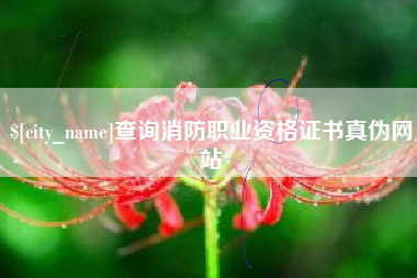 巢湖查询消防职业资格证书真伪网站