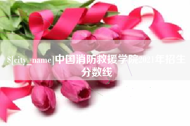 巢湖中国消防救援学院2021年招生分数线