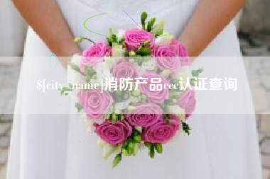 巢湖消防产品ccc认证查询