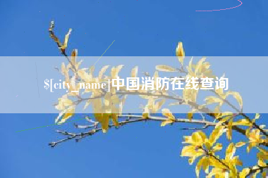 巢湖中国消防在线查询