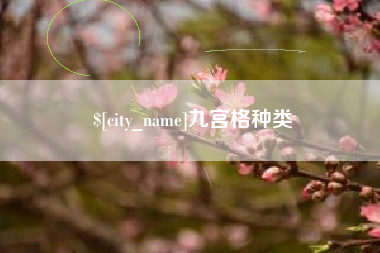 巢湖九宫格种类